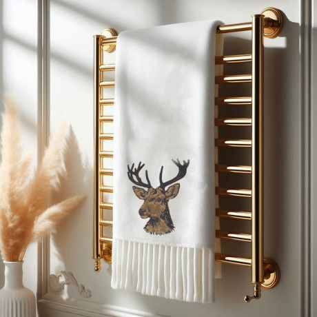 NEU Stickdatei Applikation Hirsch Ben
