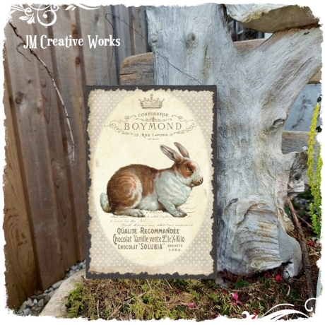 Holzschild-Shabby Ostern H_06