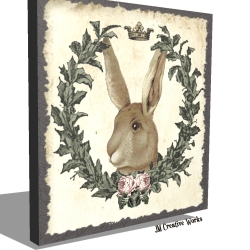 Holzschild-Shabby Ostern H_09