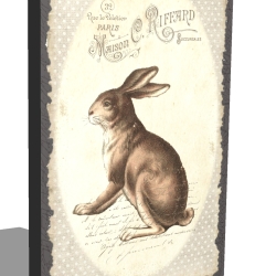 Holzschild-Shabby Ostern H_12