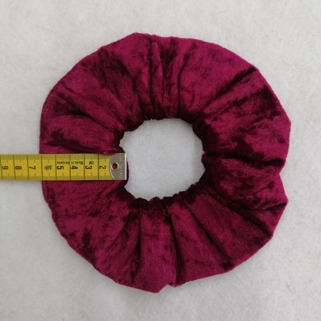  Scrunchie groß Gr.L Haargummi Zopfgummi für dickes Haar aus Samt