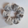 Haargummi Haargummis Scrunchie Scrunchies neu Handarbeit grau