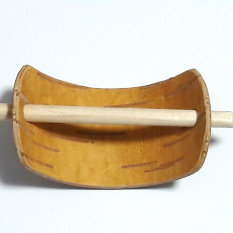 Birkenrinden-Haarspange Schmetterling, Handarbeit, neu