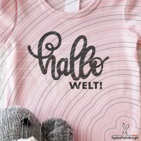 Hallo Welt Plotterdatei SVG DXF 