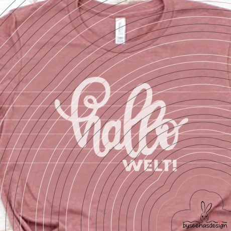 Hallo Welt Plotterdatei SVG DXF 