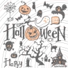 Halloween Mix Plotterdatei SVG DXF