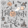 Halloween Mix Plotterdatei SVG DXF