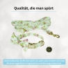 Hundehalsband, -marke, Fliege personalisiert Rosen floral