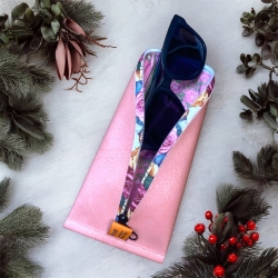 Veganes Case Etui für Brillen Handgefertigt im Allgäu Unikat 