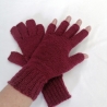 Gestrickte Fingerhandschuhe ohne Kuppen aus Sockenwolle unisex