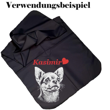 Stickdatei Chihuahua Milow Hund realistisch Lunachild