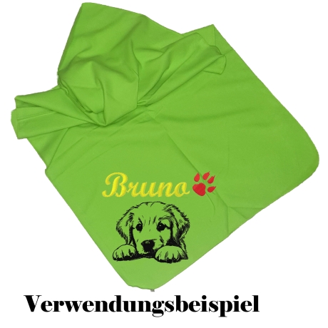 Stickdatei Golden Retriever Welpe Gabby Hund