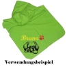 Stickdatei Pekinese Axel Hund realistisch Lunachild