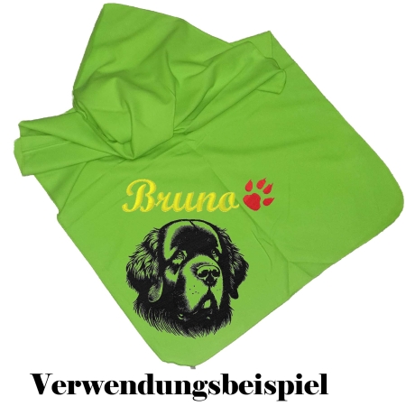 Stickdatei Neufundländer Haper Hund von Lunachild