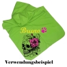 NEU Stickdatei Totenkopf mit Blumen Kaja 