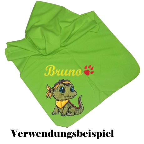 Stickdatei Applikation Krokodil Alois Dino Lunachild