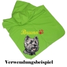 Stickdatei Applikation West Highland Terrier Gustl 