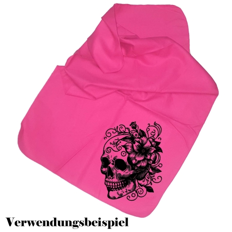 NEU Stickdatei Totenkopf Skull Kaja Blumen