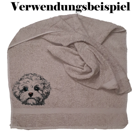 NEU Stickdatei Maltipoo Maxim  Hund realistisch