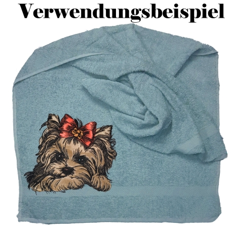 NEU Stickdatei Applikation Yorkshire Terrier Lisa Lunachild