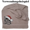 NEU Stickdatei Katze mit Weihnachtsmütze Ria Kitten