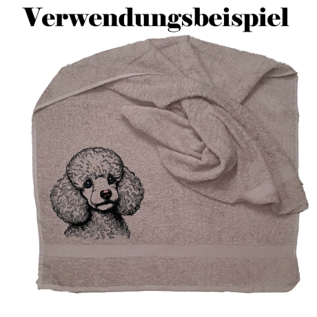 Stickdatei Pudel  Hund Darsy Sofortdownload Lunachild