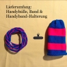 gestrickte Handytasche Handyhülle Smartphonhülle zum umhängen