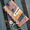 UPCYCLING Handytasche, Handyhülle, Handyetui aus Leder