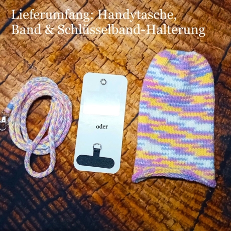 Handytasche Handyhülle Smartphonhülle mit Band zum umhängen 