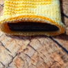 Handytasche Handyhülle Smartphonhülle mit Band zum umhängen Gelb
