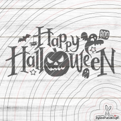 Happy Halloween Plotterdatei SVG DXF
