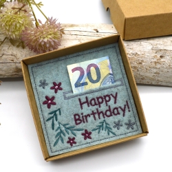 Stickdatei Geburtstag Happy Birthday ITH Wunscherfüller Stickdatei Geburtstag Happy Birthday ITH Wunscherfüller