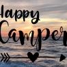 Aufkleber Happy Camper