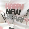 Happy New Year Plotterdatei SVG DXF FCM