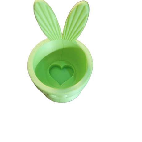 Hasen-Eierbecher – PLA, mehrfarbig