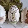 Osterei Ei Gänseei Ostern Hase Handarbeit Unikat Kunsthandwerk