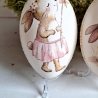 Osterei Ei Gänseei Ostern Hase Handarbeit Unikat Kunsthandwerk
