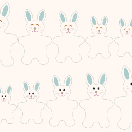 Hasenkissen Stickdatei 12x ITH Hase als Kissen Deko stickdirwas