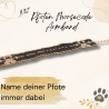 Pfoten Morsecode Armband personalisiert | Hundename