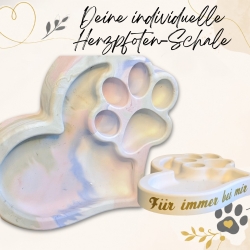 Ein Herz für Pfoten - dekorative Schale für Pfotenliebhaber*innen