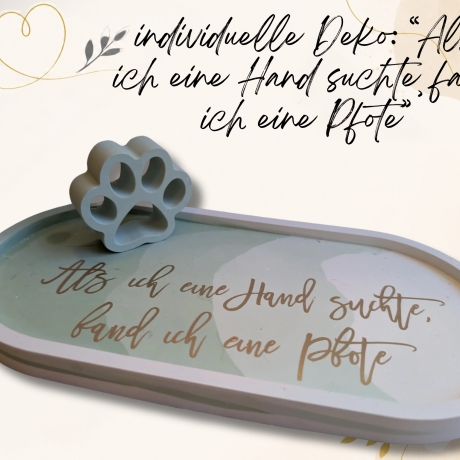 Deko: Als ich eine Hand suchte, fand ich eine Pfote