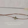 Jaspis Glücksklee Armband – Glücksbringer Symbol Armband