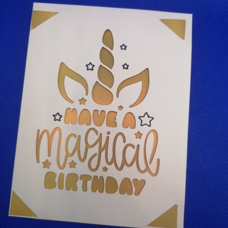 Have a magical Birthday, Geburtstagskarte, Geburtstag 