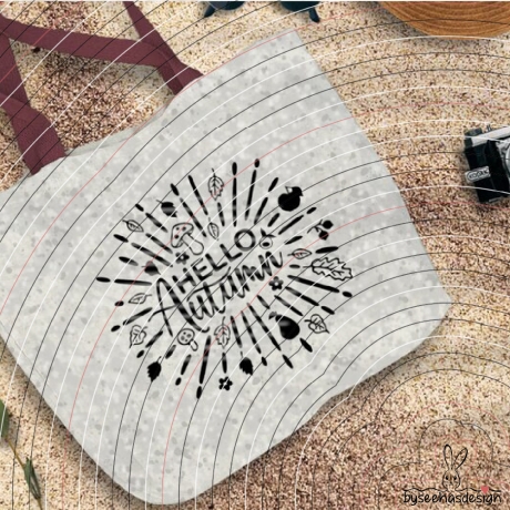 Hello Autumn Plotterdatei SVG DXF