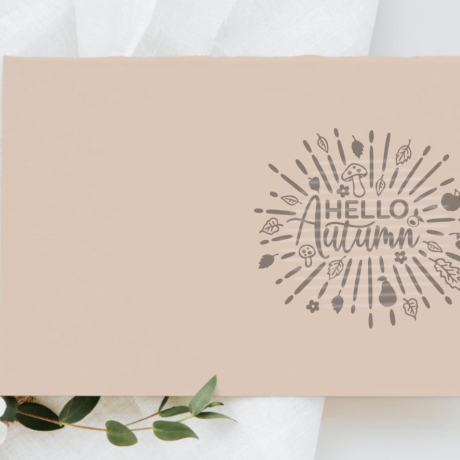 Hello Autumn Plotterdatei SVG DXF FCM