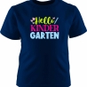 Kinder Kurzarm T-Shirt bedruckt mit HELLO KINDERGARTEN