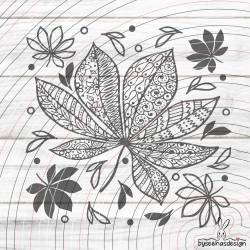 Herbst Blätter Plotterdatei SVG DXF 