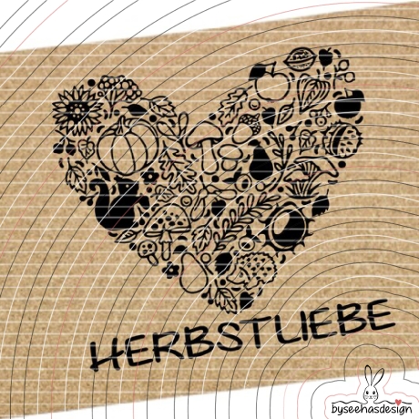 Herbst Herz Plotterdatei SVG DXF