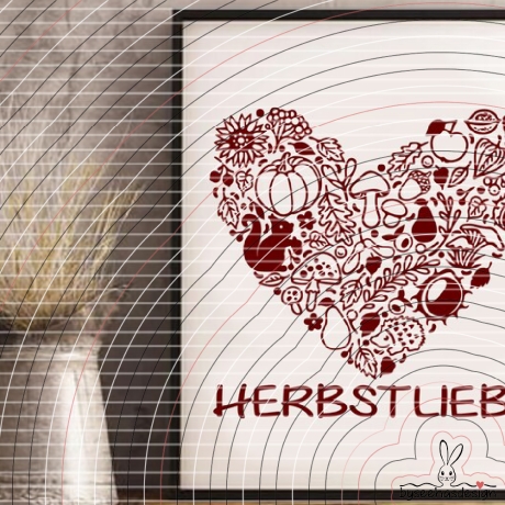 Herbst Herz Plotterdatei SVG DXF