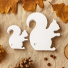 Herbstdeko Eichhörnchen Figur – Tierfigur in Keramikoptik
